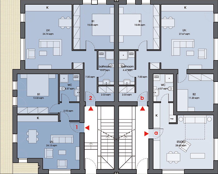 Amadeo II ground floor plan
