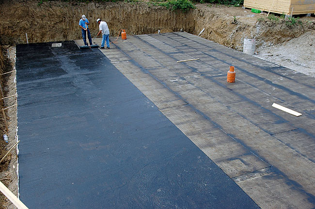 Waterproofing layer with Index Spunbond 06