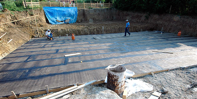 Waterproofing layer with Index Spunbond 07