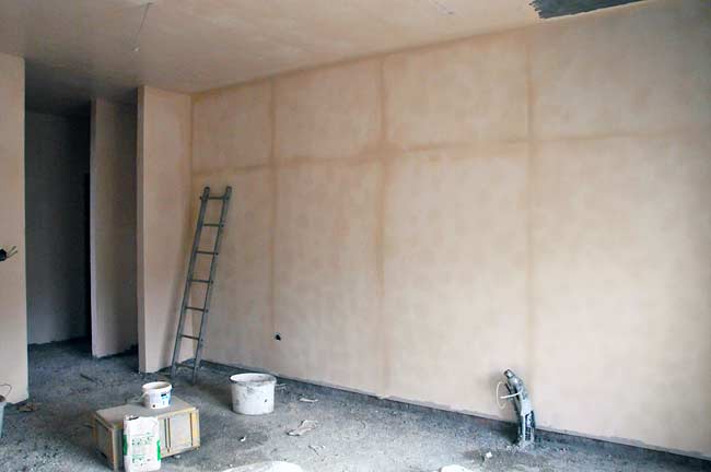 Gypsum boards once finished