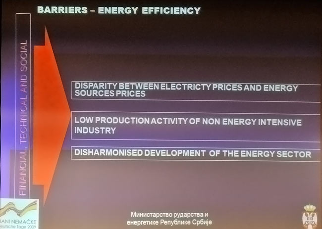 Barriers for the adoption of energy efficiency measures in Serbia