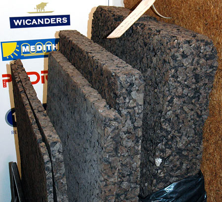 Infomarket industrial cork for thermal and noise insulation of walls and floors