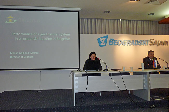 Milena Gojković-Mestre speaking at the conference Energetika 2010 - 1