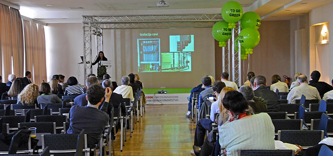 Milena Gojković-Mestre speaking at the conference SEEBBE 2010 - 2