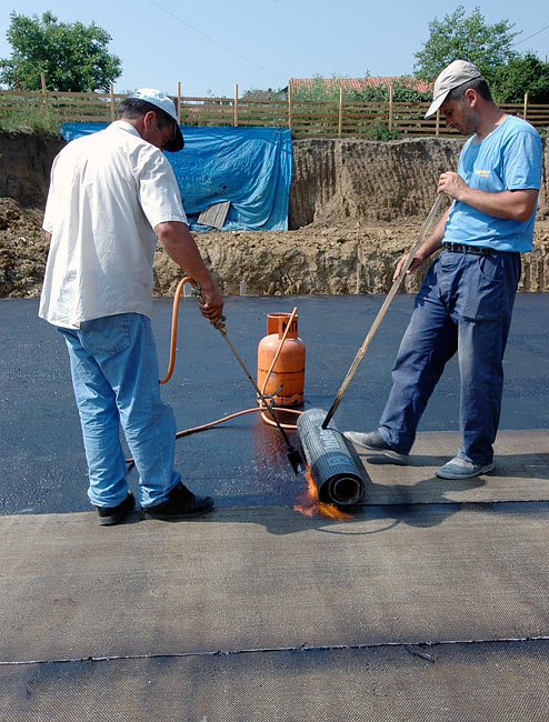 Waterproofing layer with Index Spunbond 03