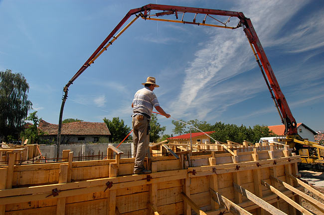 Konstrukcija MARMIL inženjering pumpe za beton potpuno isparvljena