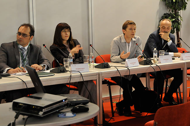 Kuće Beodom technical director, Lionel Mestre, talks at the BelRE 2008 conference