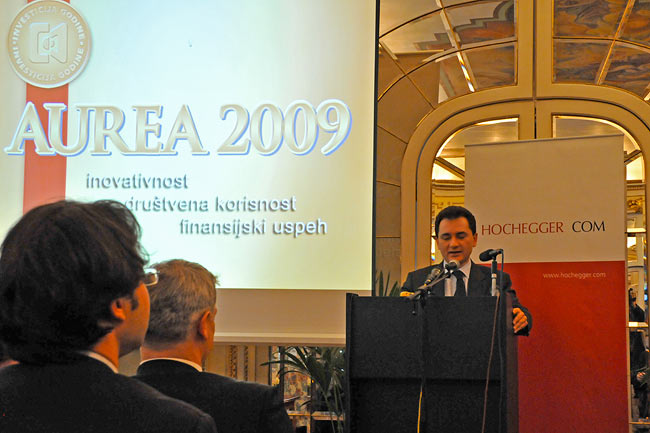 Božidar Đelić speaking at the Investment of the Year Award
