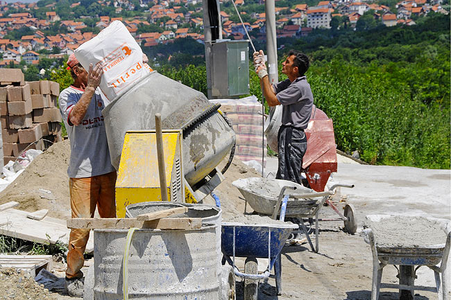 Preparing Termika Supermal in a regular mixer